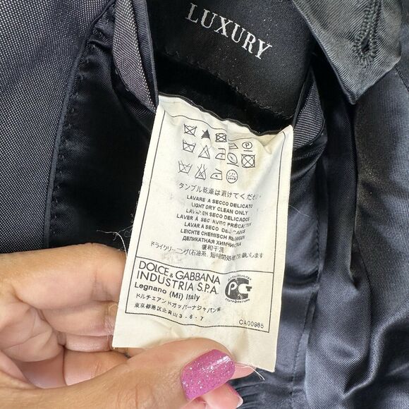 Vintage Dolce & Gabbana Luxury Sport Jacket Blazer Size 50 XL Made In Italy Prep - Picture 12 of 13